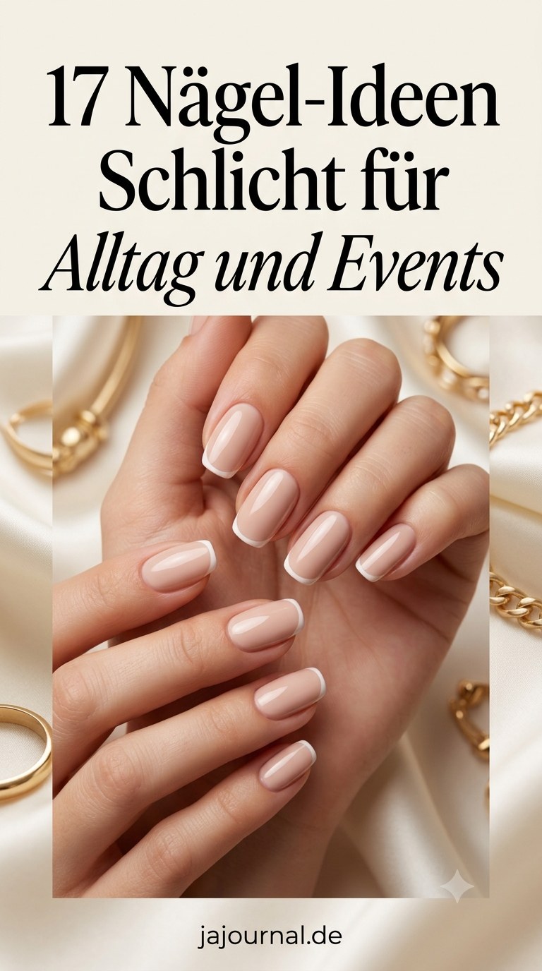 17 Nägel-Ideen Schlicht für Alltag und Events