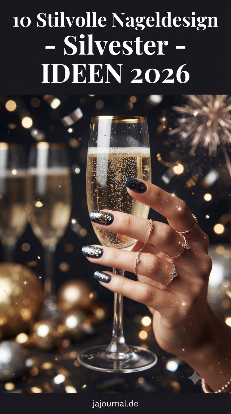 10 Stilvolle Nageldesign - Silvester - Ideen 2026