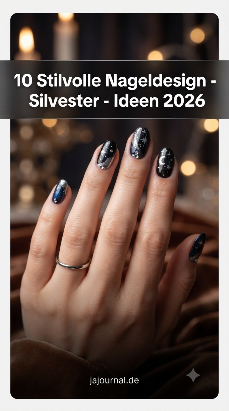 10 Stilvolle Nageldesign - Silvester - Ideen 2026
