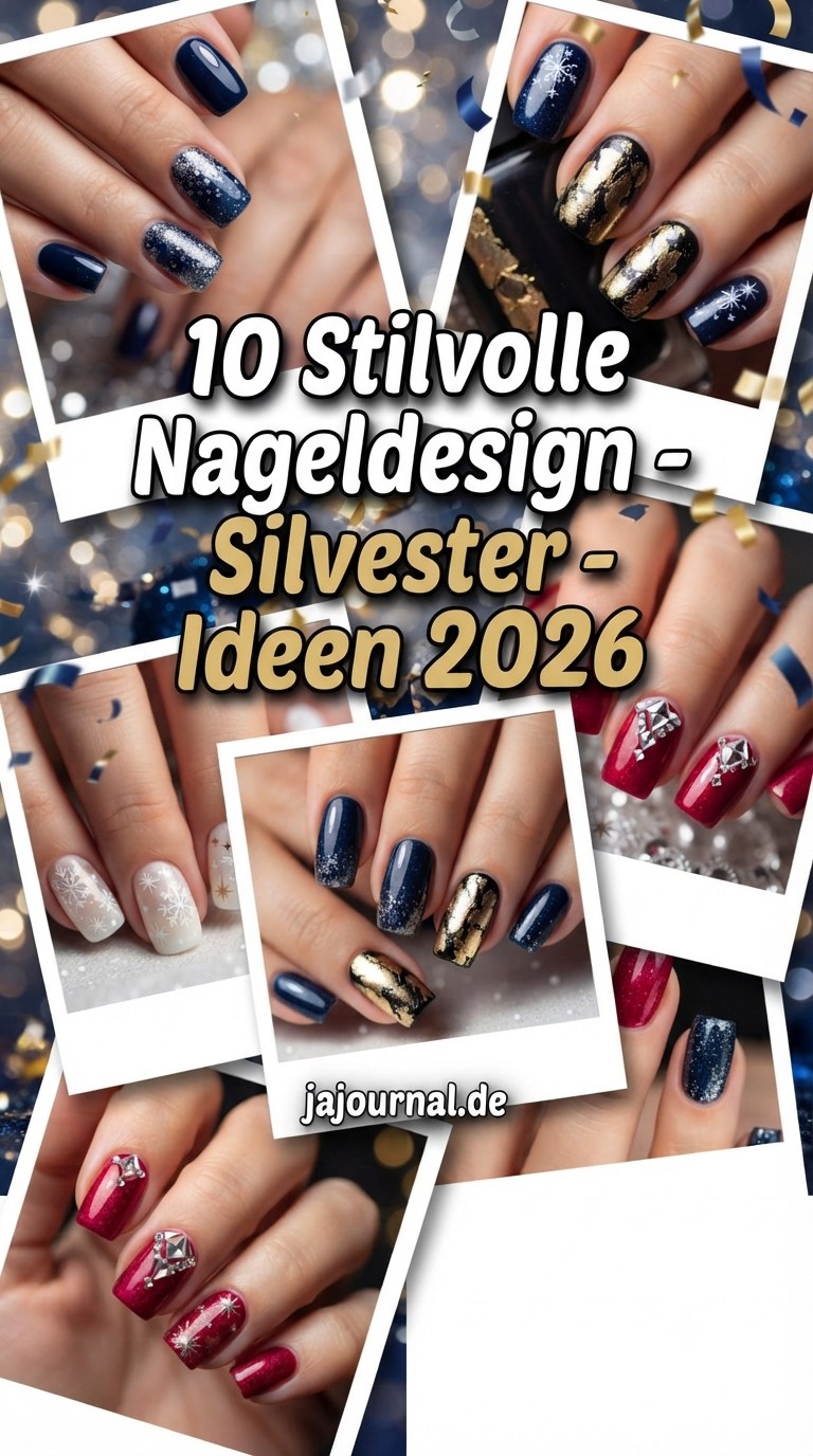 10 Stilvolle Nageldesign - Silvester - Ideen 2026