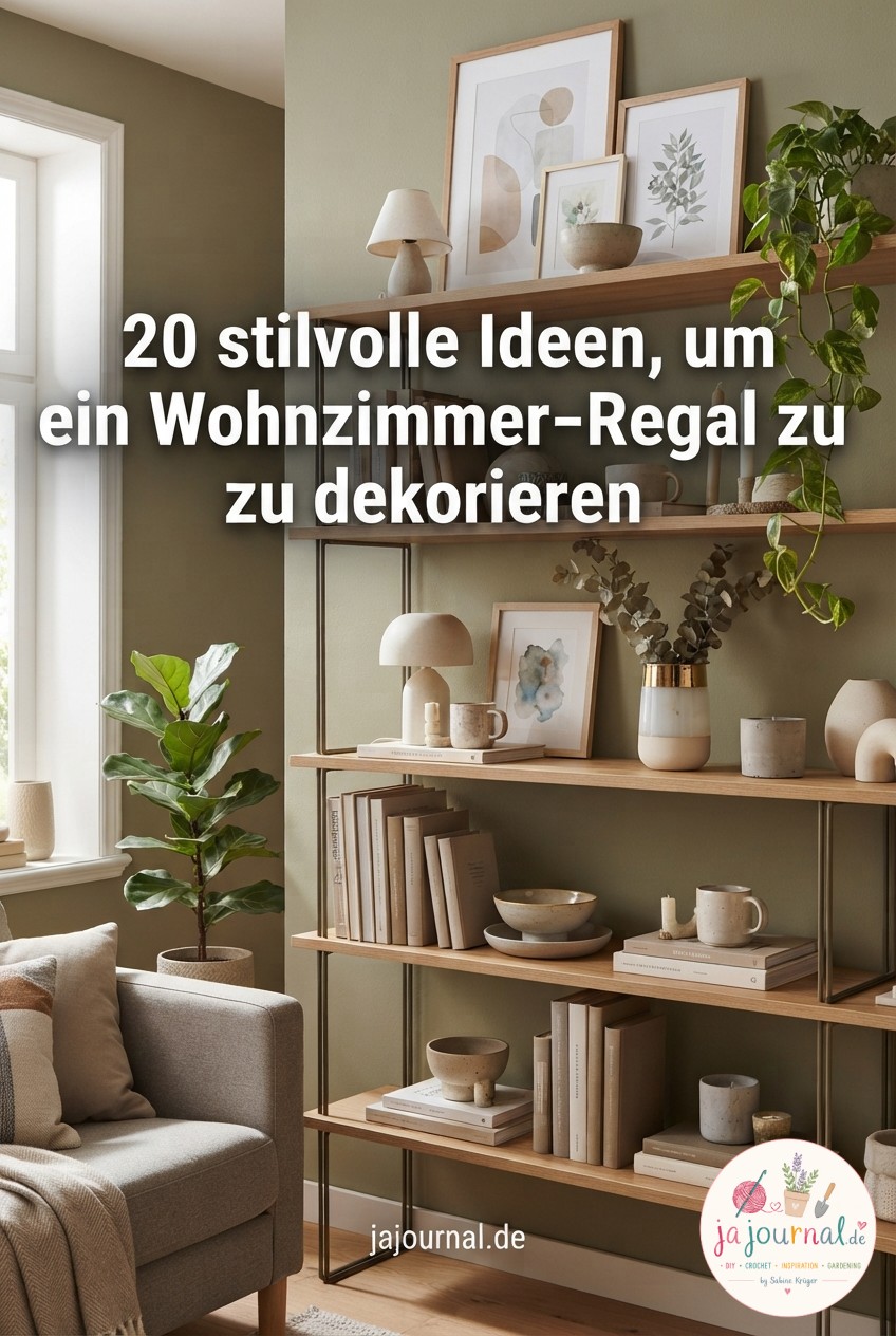 20 stilvolle Ideen, um ein Wohnzimmer‑Regal zu dekorieren
