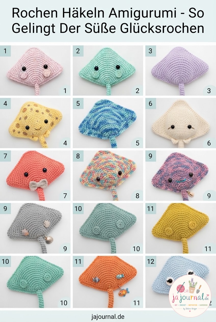 Rochen Häkeln Amigurumi - So Gelingt Der Süße Glücksrochen