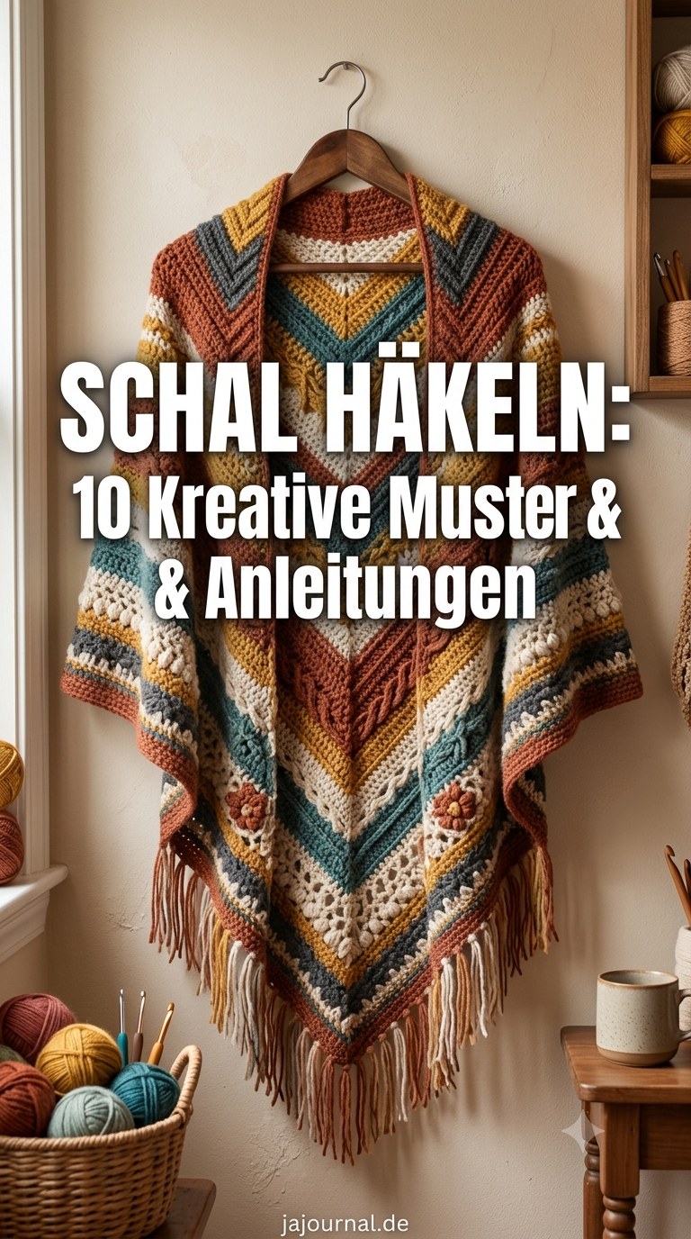 Schal Häkeln: 10 Kreative Muster & Anleitungen