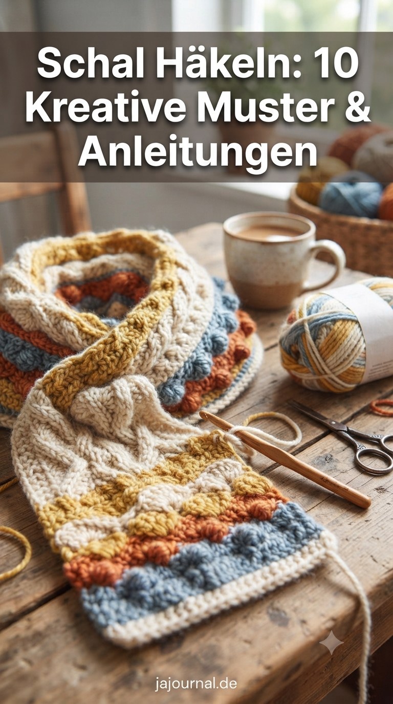 Schal Häkeln: 10 Kreative Muster & Anleitungen