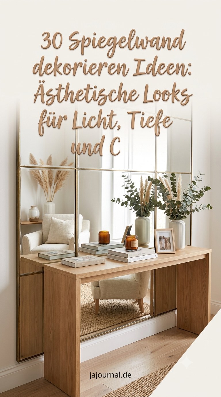 30 Spiegelwand dekorieren Ideen: Ästhetische Looks für Licht, Tiefe und Charakter