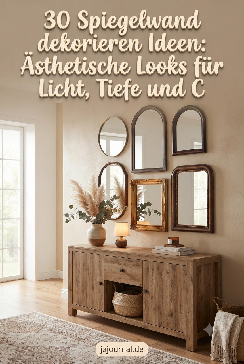 30 Spiegelwand dekorieren Ideen: Ästhetische Looks für Licht, Tiefe und Charakter