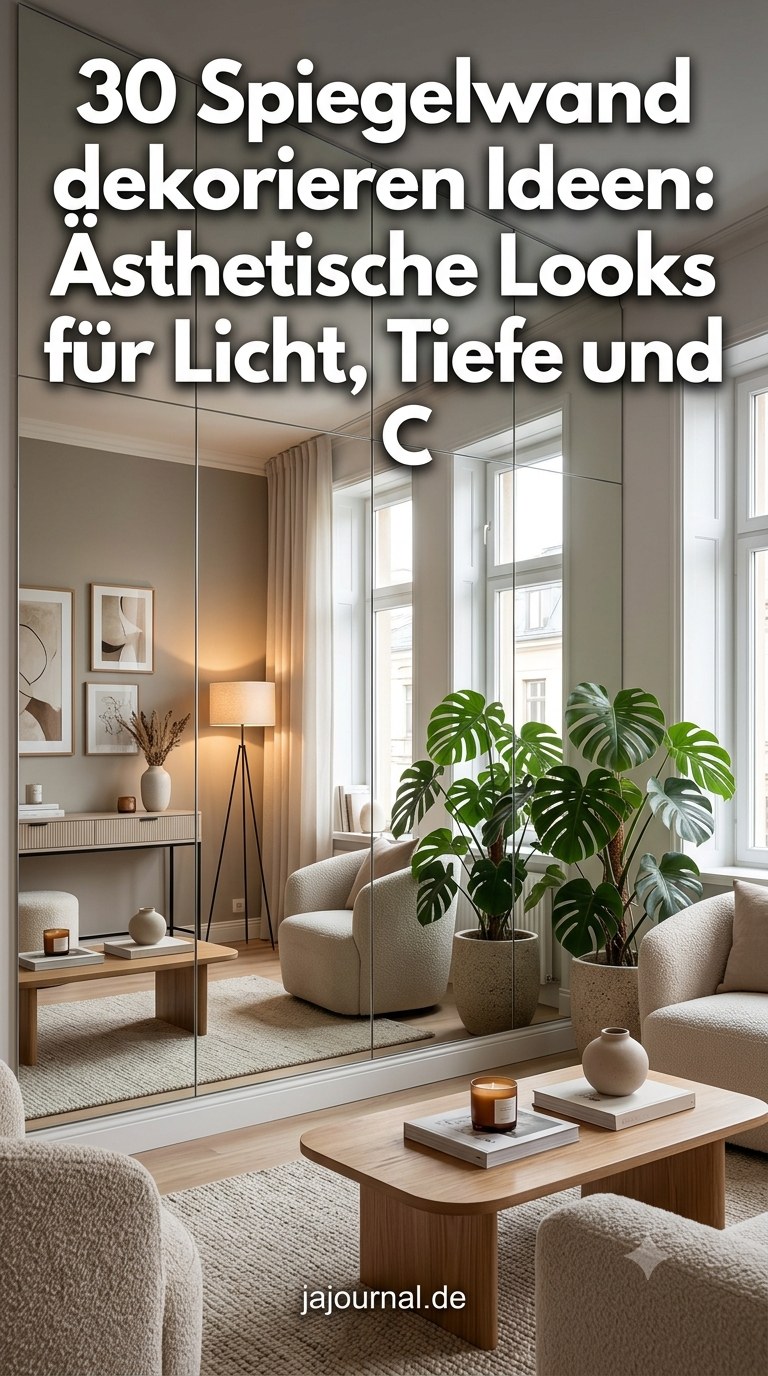 30 Spiegelwand dekorieren Ideen: Ästhetische Looks für Licht, Tiefe und Charakter