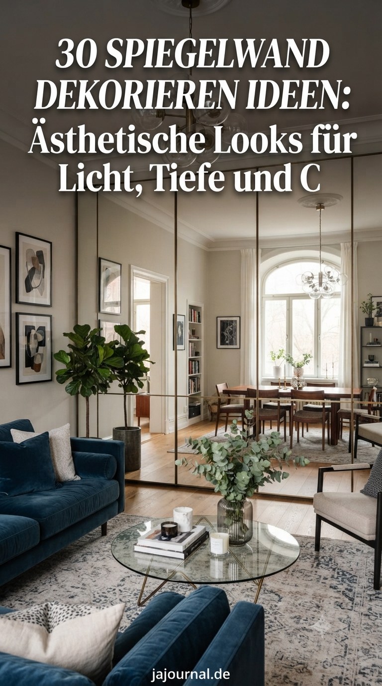 30 Spiegelwand dekorieren Ideen: Ästhetische Looks für Licht, Tiefe und Charakter