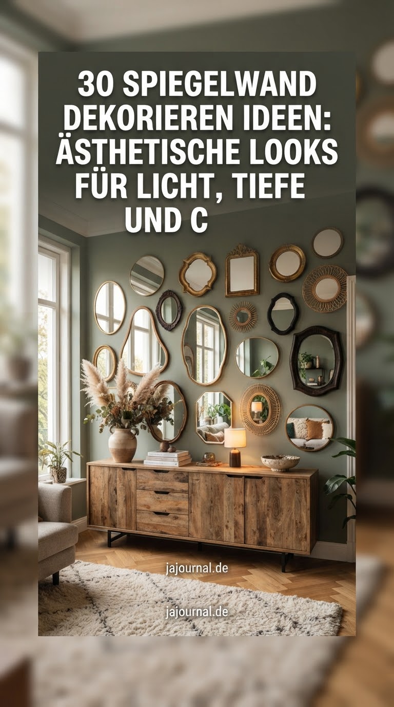 30 Spiegelwand dekorieren Ideen: Ästhetische Looks für Licht, Tiefe und Charakter