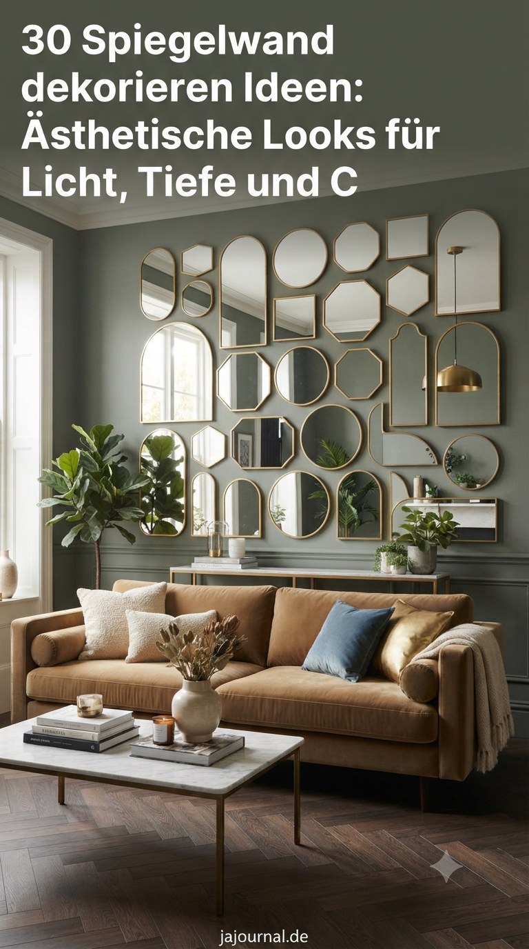 30 Spiegelwand dekorieren Ideen: Ästhetische Looks für Licht, Tiefe und Charakter