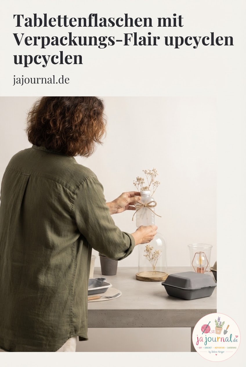 Tablettenflaschen mit Verpackungs-Flair upcyclen