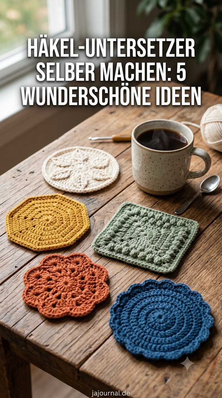 Häkel-Untersetzer selber machen: 5 wunderschöne Ideen