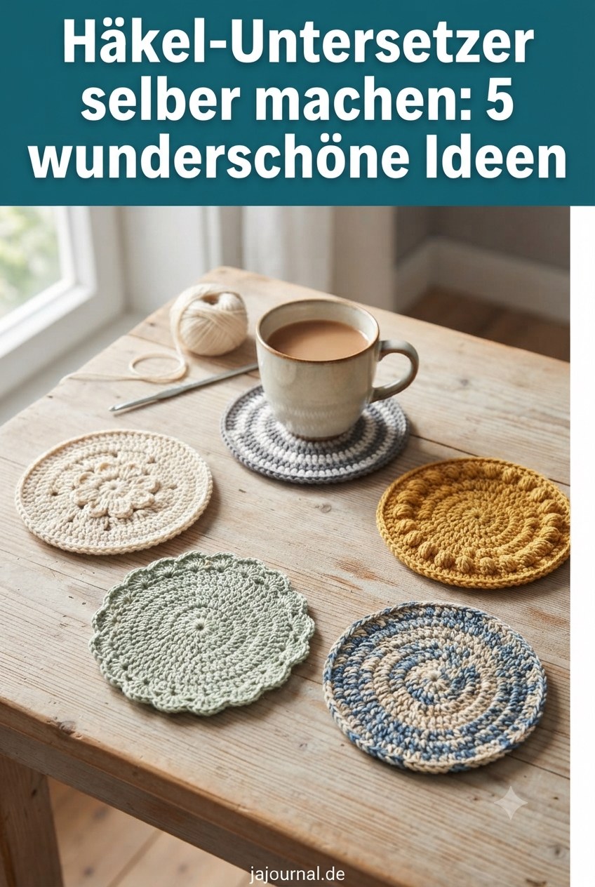 Häkel-Untersetzer selber machen: 5 wunderschöne Ideen