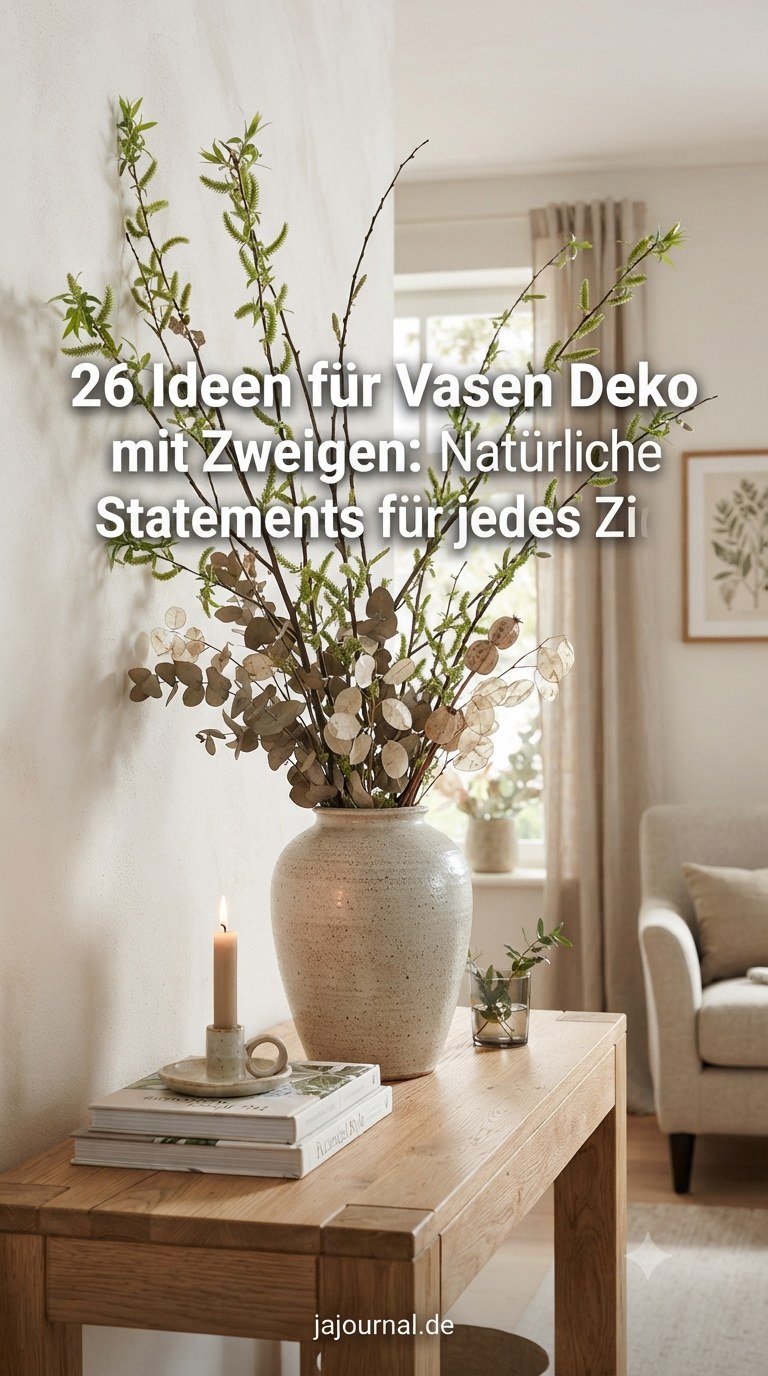 26 Ideen für Vasen Deko mit Zweigen: Natürliche Statements für jedes Zimmer