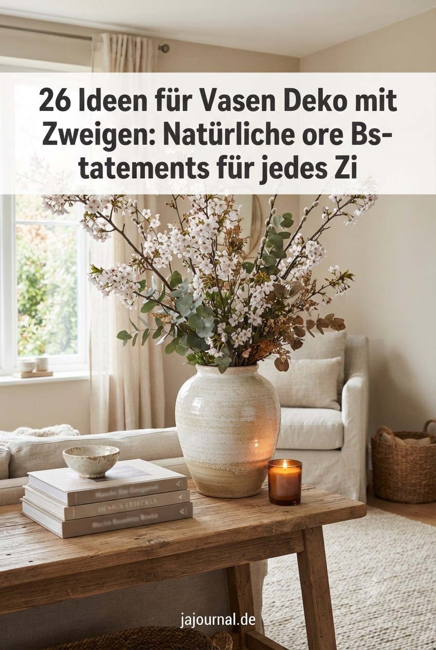 26 Ideen für Vasen Deko mit Zweigen: Natürliche Statements für jedes Zimmer