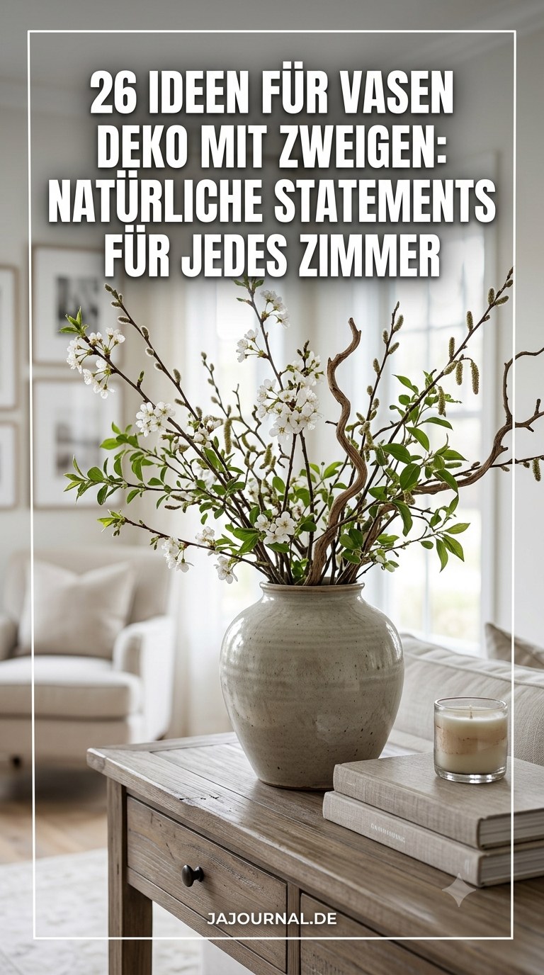 26 Ideen für Vasen Deko mit Zweigen: Natürliche Statements für jedes Zimmer