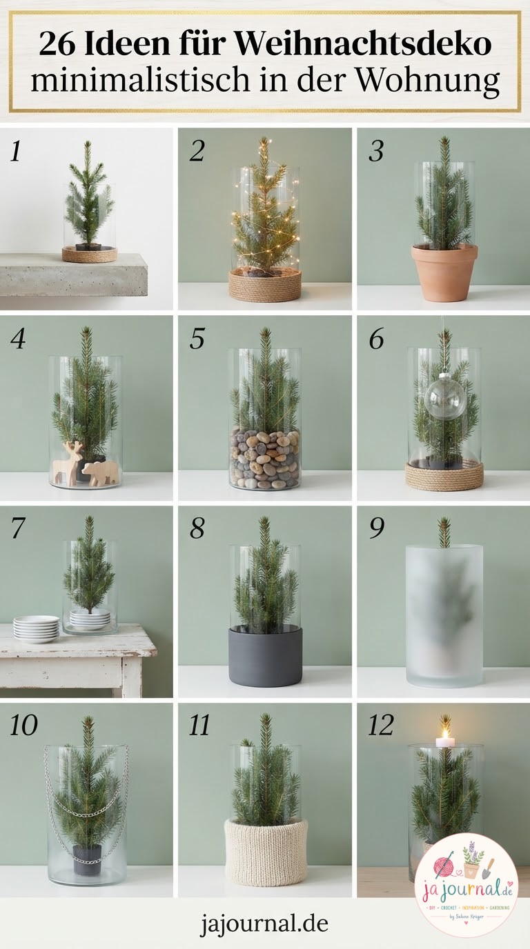 26 Ideen für Weihnachtsdeko minimalistisch in der Wohnung