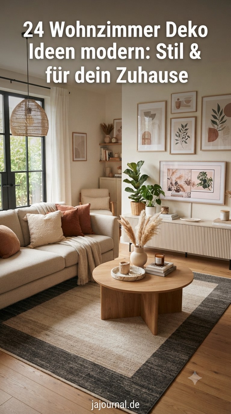 24 Wohnzimmer Deko Ideen modern: Stil & Wärme für dein Zuhause