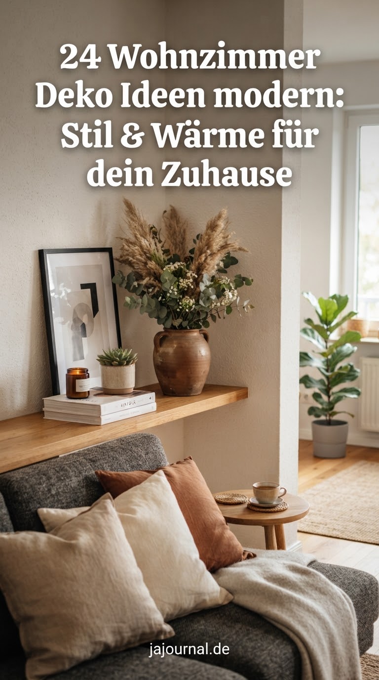 24 Wohnzimmer Deko Ideen modern: Stil & Wärme für dein Zuhause