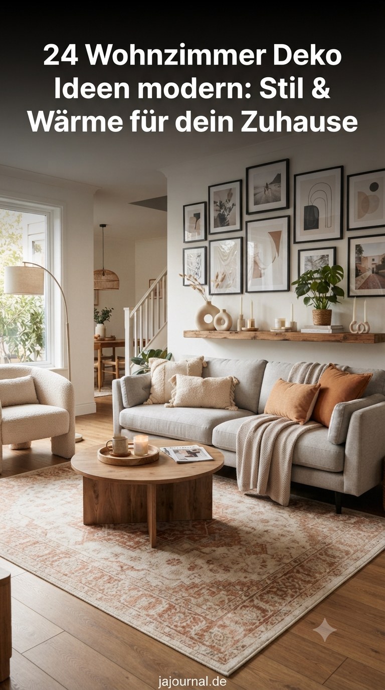 24 Wohnzimmer Deko Ideen modern: Stil & Wärme für dein Zuhause