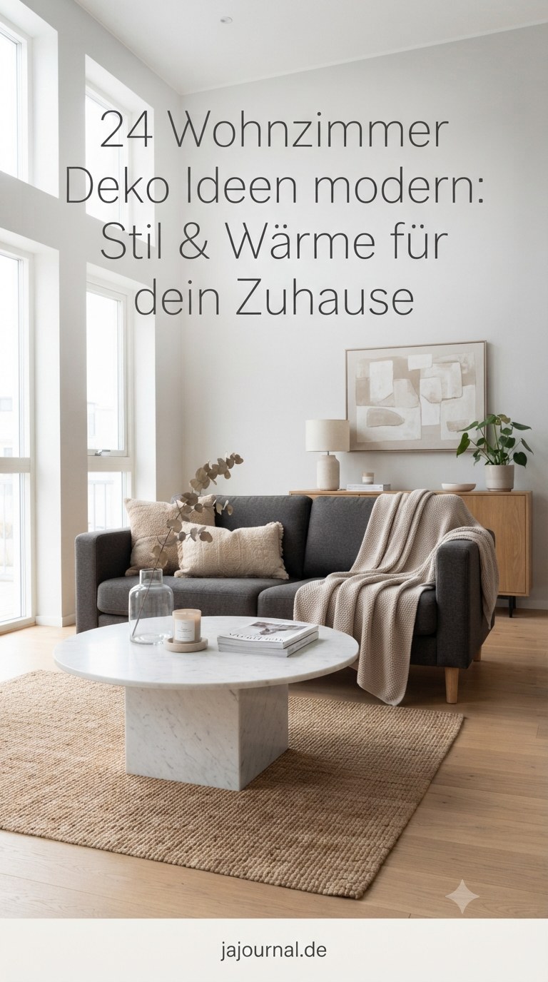 24 Wohnzimmer Deko Ideen modern: Stil & Wärme für dein Zuhause