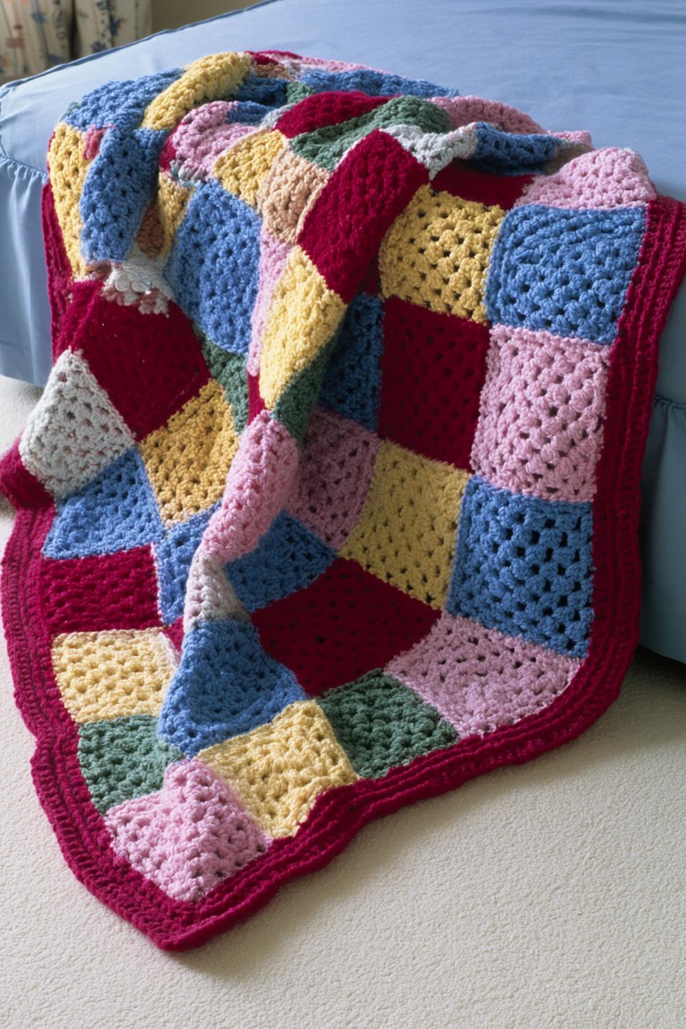 Gemütliche Patchwork-Decke